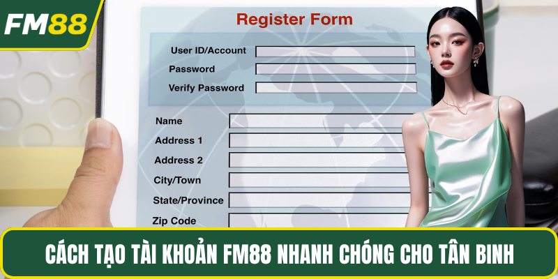 Cách tạo tài khoản Fm88 nhanh chóng cho tân binh